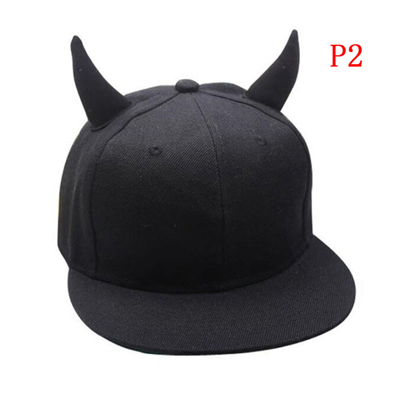Snapback Adjustable Baseball Cap Hip Hop Hat Devil Horns Cap