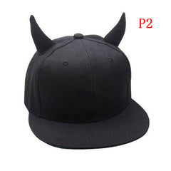 Snapback Adjustable Baseball Cap Hip Hop Hat Devil Horns Cap