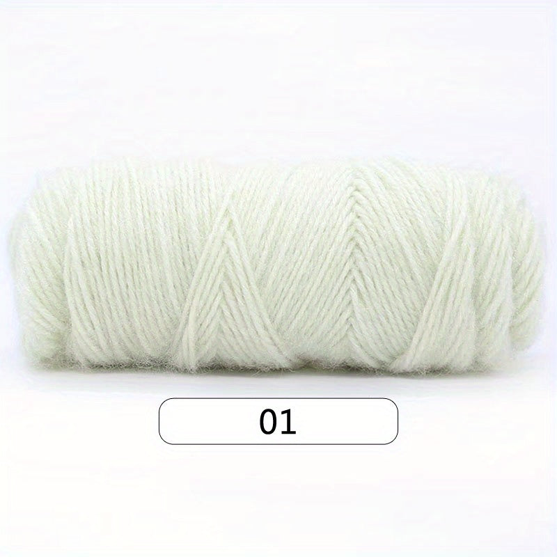 5 balls Wool Blend Yarn for Scarf DIY Crocheting and Knitting