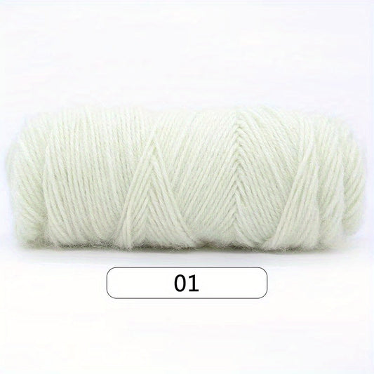 5 balls Wool Blend Yarn for Scarf DIY Crocheting and Knitting
