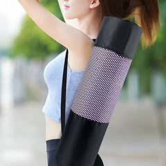 Widened Yoga Mat Storage Bag Oxford Textile Fitness Mesh Bag