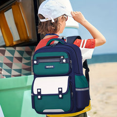Kids Waterproof Schoolbag Large Capacity Travel Backpack