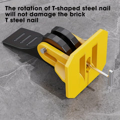 50pcs Tile Levelers Adjusters Plastic Workpieces Locators Floor Wall Spacers