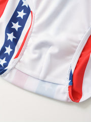 Men's Flag Pattern Swim Shorts Quick Dry Triangle Briefs