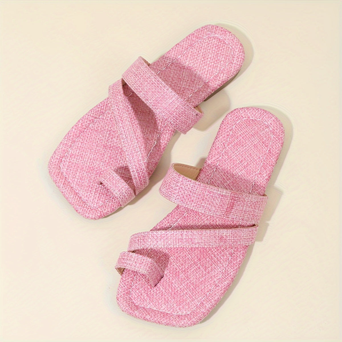 Open Toe Slippers Girls Lightweight Vacation Beach Breathable Sandals