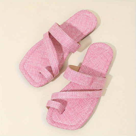 Open Toe Slippers Girls Lightweight Vacation Beach Breathable Sandals