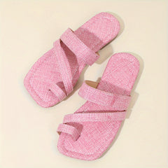 Open Toe Slippers Girls Lightweight Vacation Beach Breathable Sandals
