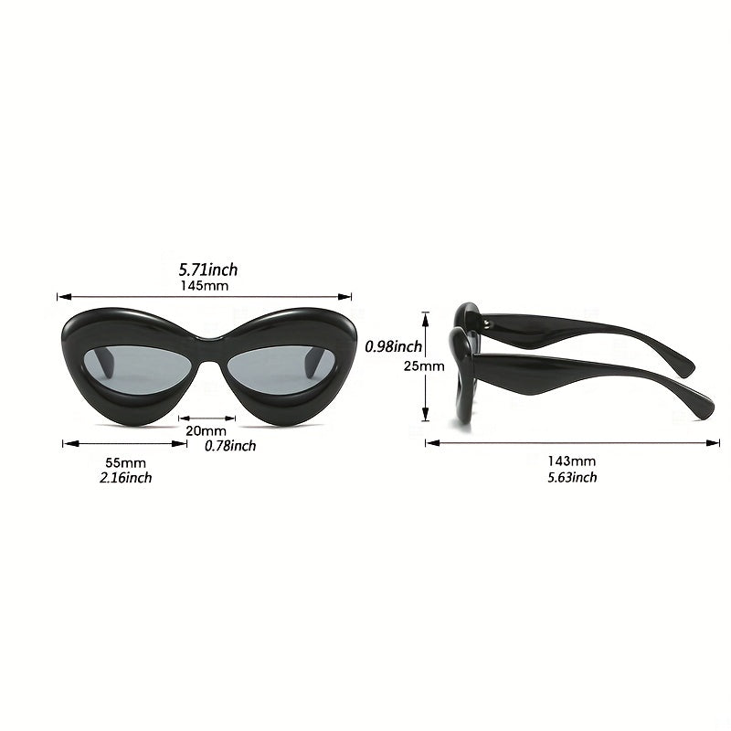 Y2K Lip Sunglasses UV400 for Women Men
