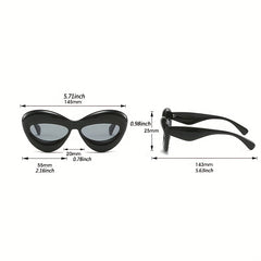 Y2K Lip Sunglasses UV400 for Women Men