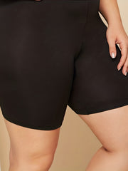 High Rise Skinny Stretch Shorts
