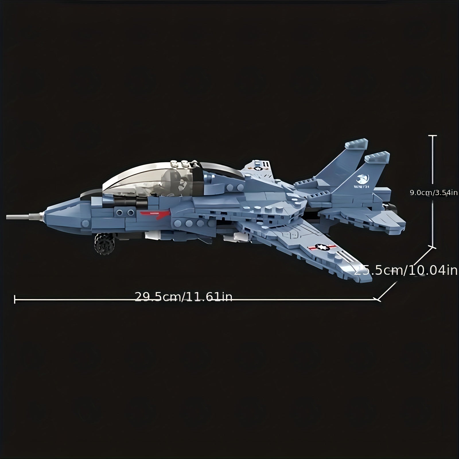 Military Airplane Fighter Toy Model Building Blocks Toy For Boys