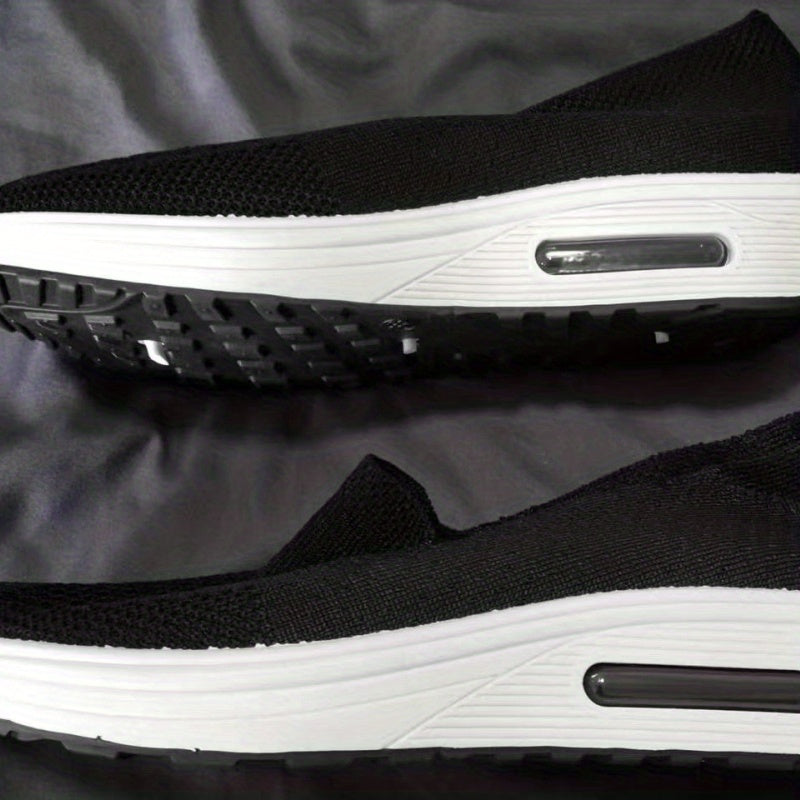 Women's Mesh Platform Sneakers Breathable Slip On Shoes