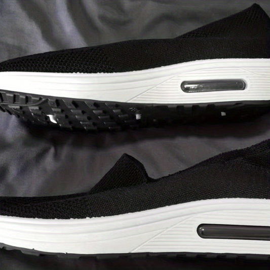 Women's Mesh Platform Sneakers Breathable Slip On Shoes