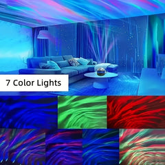 Star Projector With 7 Patterns & Remote Control for Bedroom Night Light