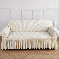 Seersucker Sofa Slipcover Anti cat Scratch Couch Cover