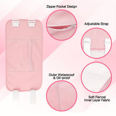 3pcs Reusable Caster Wrap Bag Kit Pink Khaki Grey