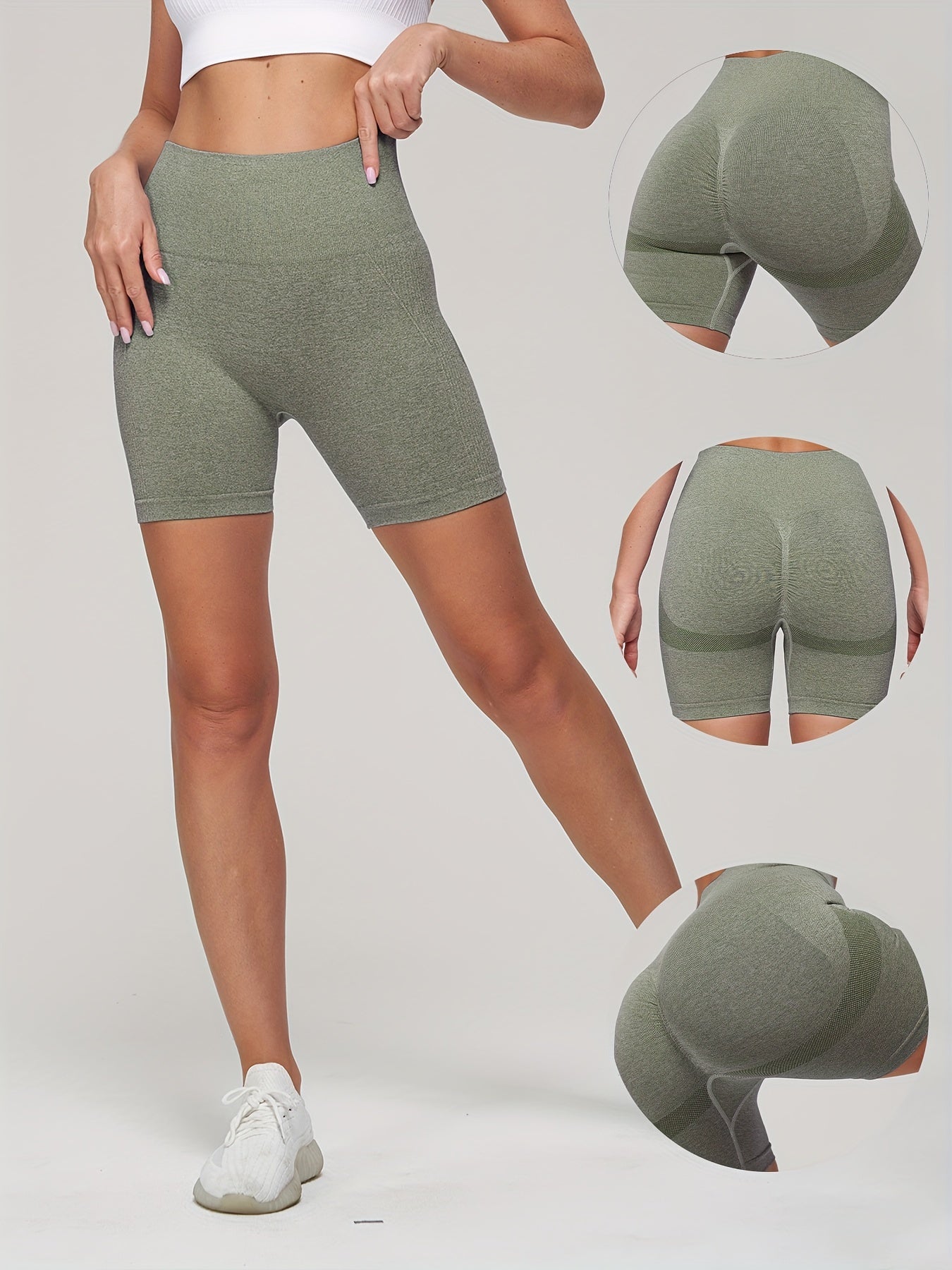 Women's Butt Lifting High Waist Yoga Shorts