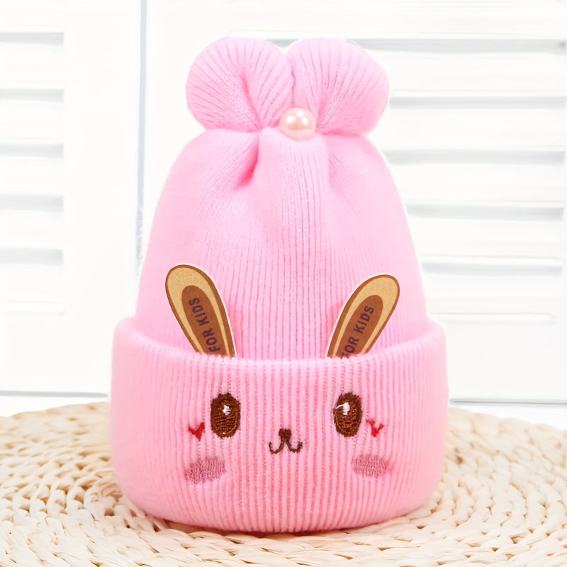 Kids Winter Little Rabbit Beanie Hat