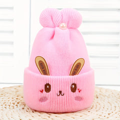 Kids Winter Little Rabbit Beanie Hat