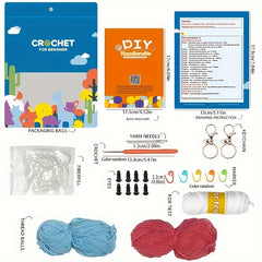 DIY Crochet Octopus Yarn Kit with English Manual