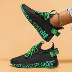 Women's Lightweight Lace Up Running Shoes Low Top Casual Sports Shoes