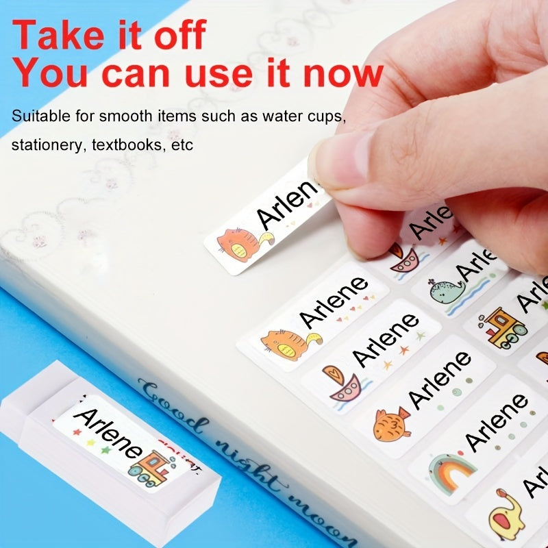 Personalized Waterproof Name Sticker School Label