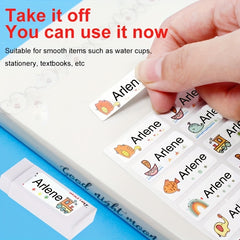 Personalized Waterproof Name Sticker School Label