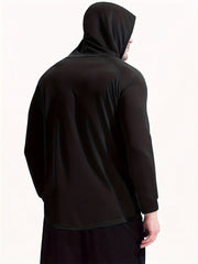 2 Pcs Men's Hoodies Breathable Loose Pullover for Autumn Winter