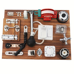 Piosoo Locking Board Mechanical Learning Toy