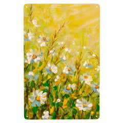 Retro Metal Sign Flowers Daisy & Sunflower Vintage Tin Poster Plaque