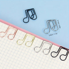 20pcs Music Note Paper Clip for Office and School Use