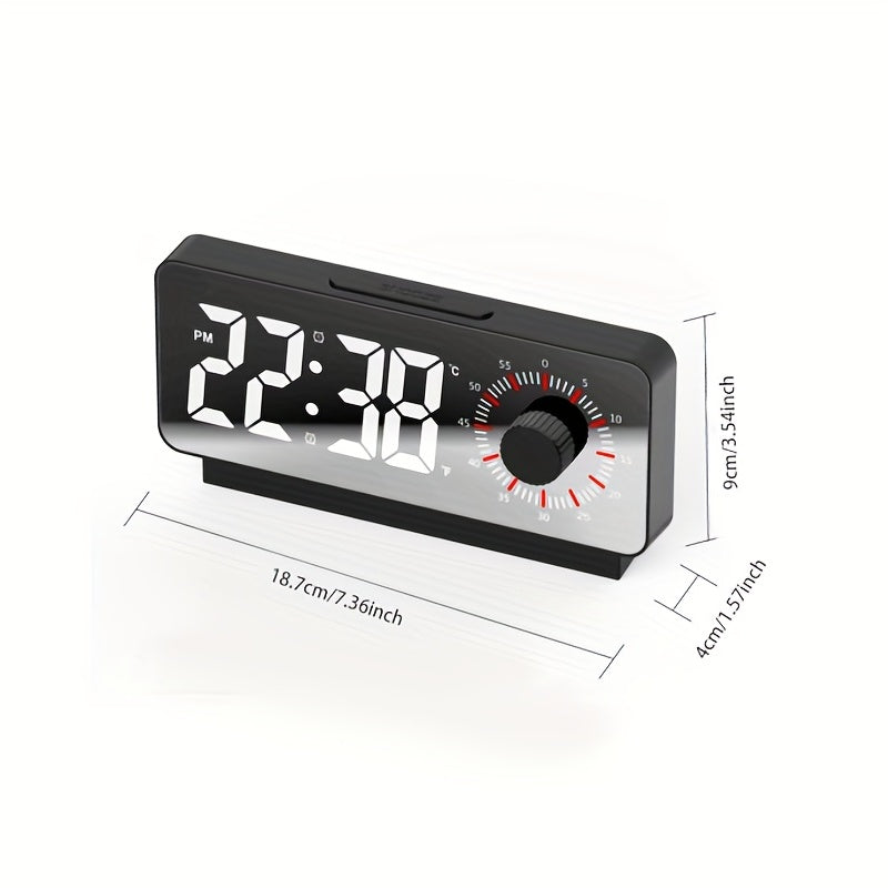 Dual Display Countdown Alarm Clock with Manager Function