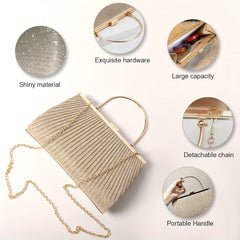 Glitter Clutch Bags Sparkly Evening Bags Sequin Bag for Wedding Party