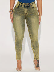Women's Distressed High Rise Skinny Jeans
