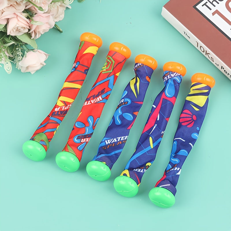 5pcs Multicolor Diving Stick Toy Underwater Swimming Toy Training