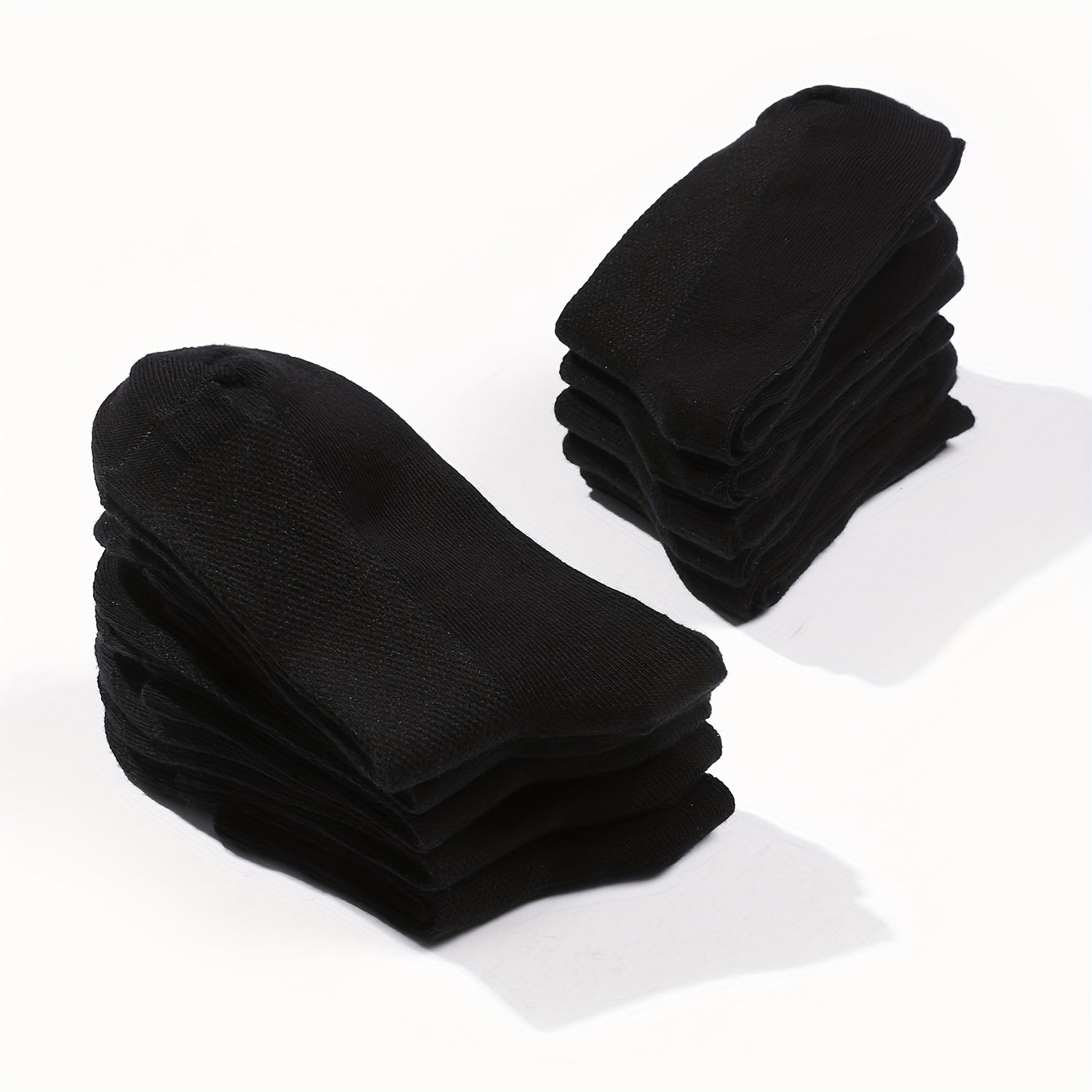 10 pairs Breathable Cotton Calf Socks for Boys Girls