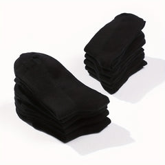 10 pairs Breathable Cotton Calf Socks for Boys Girls