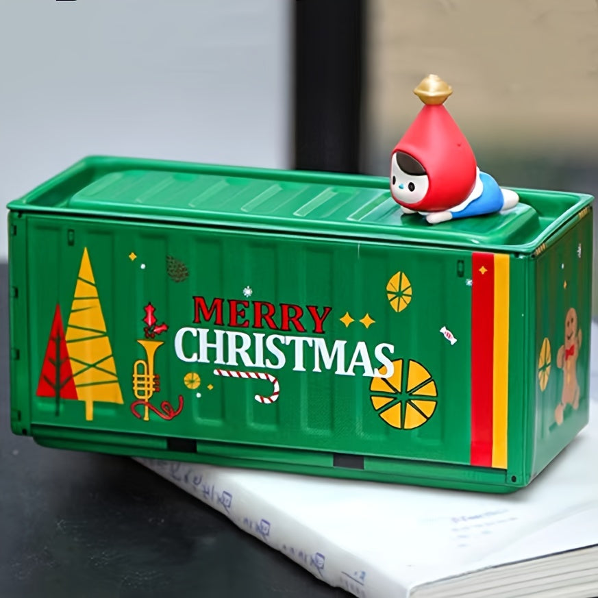 Christmas Storage Box for Blocks Dolls and Souvenirs