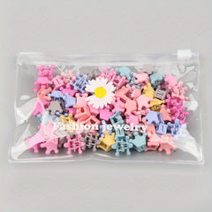 30pcs Mini Hair Claw Clips for Parties - Creative Cartoon Sweet Design