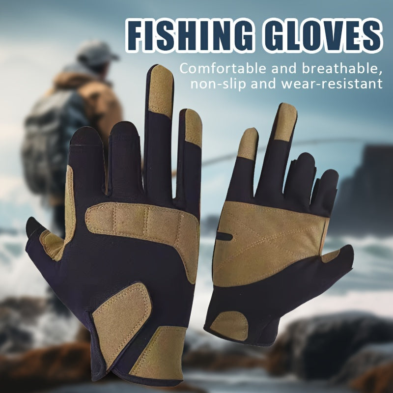 Windproof Waterproof Gloves Fishing Anti slip Breathable