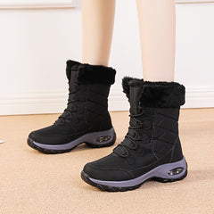 Women's Snow Boots with Air Cushion & Thermal Insulation
