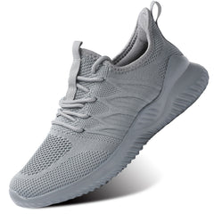 Breathable Knitted Platform Sneakers for Women - Running Shoes