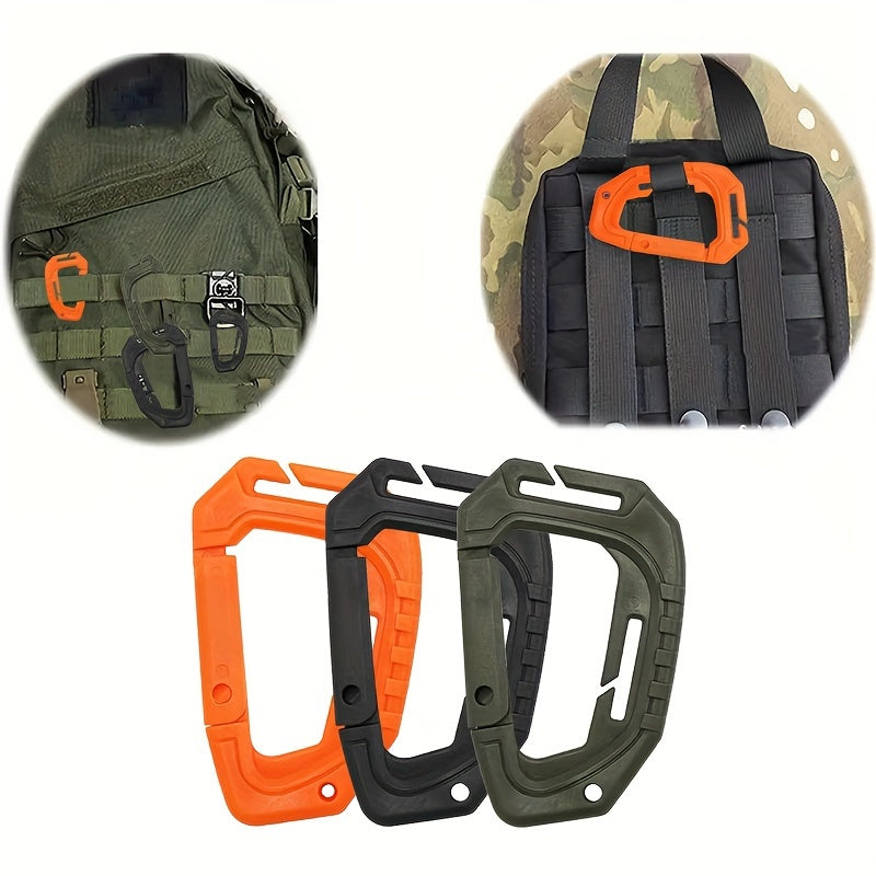 5pcs Durable Mountaineering Buckles for Camping & Adventure