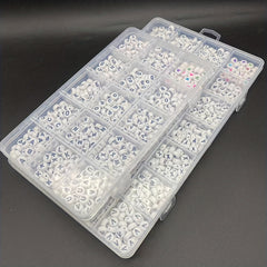 Acrylic Letter Beads Set DIY Bracelet Jewelry Beaded Material Gift