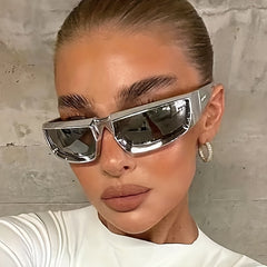 Y2K Mirror Lens Sunglasses Outdoor UV400