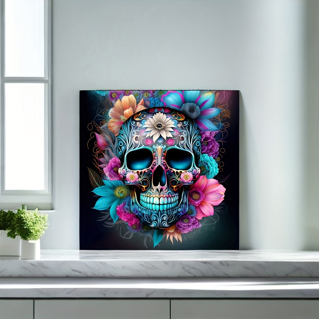 Flower Skull DIY 5D Diamond Painting Set