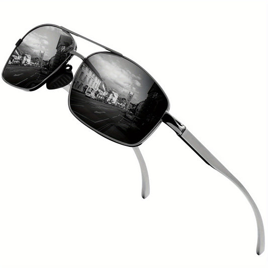 Polarized Sports Sunglasses Metal Frame UV Protection Summer Sunglasses