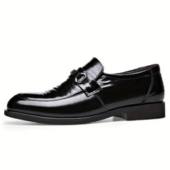 Men's Leather Oxford Shoes Non Slip Dress Shoes For Business