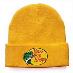 Embroidered Wool Cap Knitted Pullover Warm Hip Hop Cap