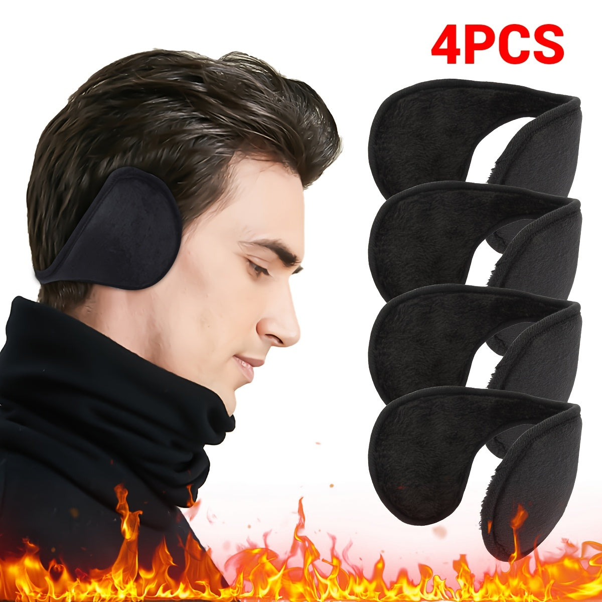 Foldable Earmuffs Soft & Windproof, Adjustable Fit, Perfect Gift Winter